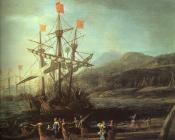 The Trojan Women Setting Fire to Their Fleet - 克劳德·洛朗